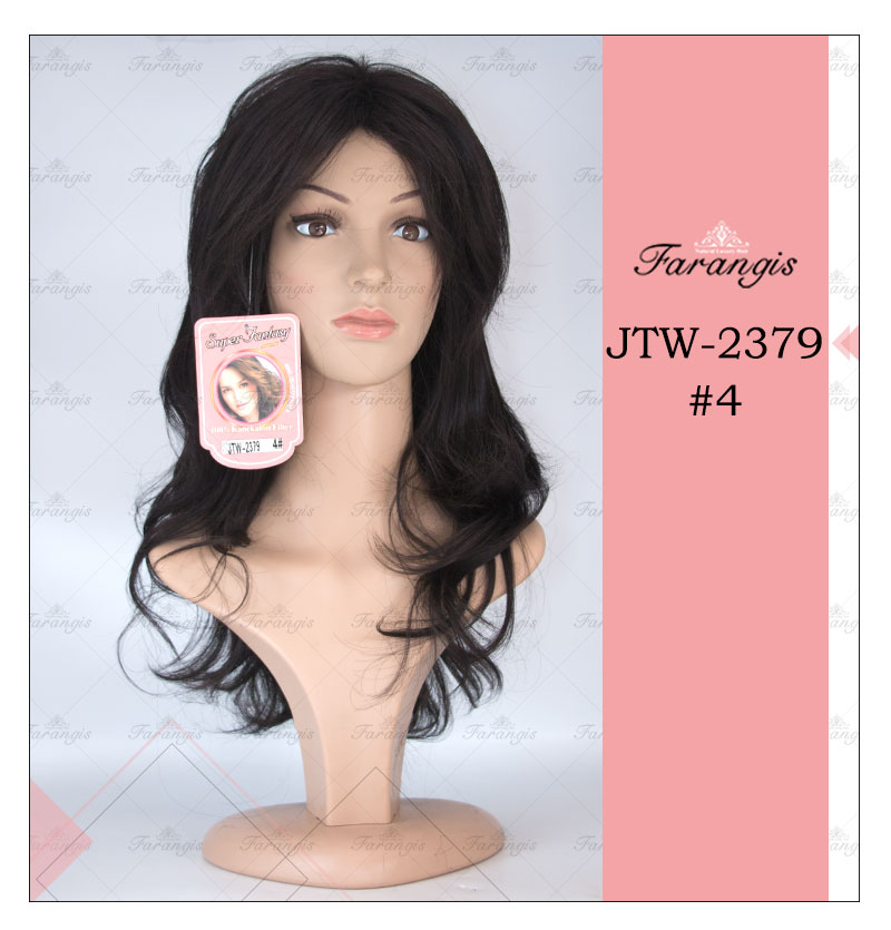 کلاه گیس زنانه قهوه ای مدل JTW کد 4