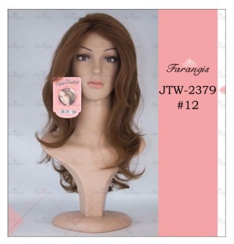 کلاه گیس زنانه قهوه ای مدل JTW کد 12