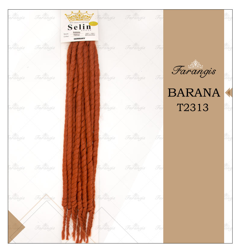 مو دردلاک نارنجی مدل BARANA کد T2313