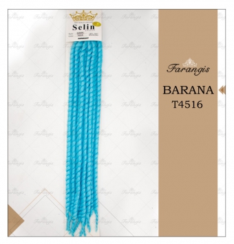 مو دردلاک آبی فیروزه ای مدل BARANA کد T4516