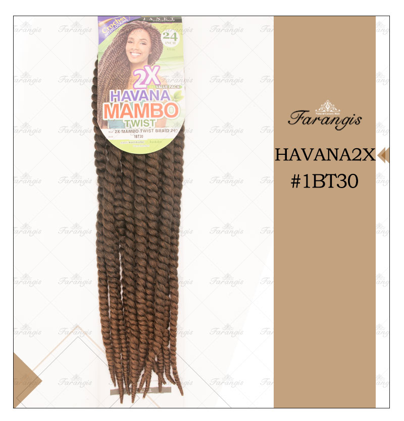 مو دردلاک قهوه ای مدل HAVANA2X کد 1BT30