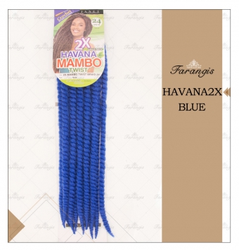 مو دردلاک آبی مدل HAVANA2X کد BLUE