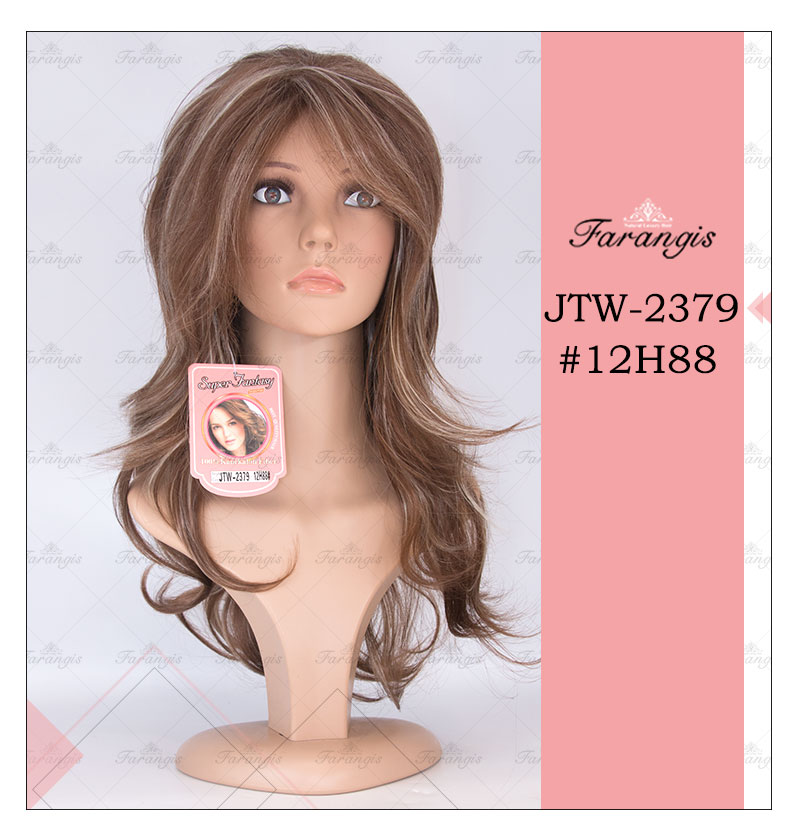 کلاه گیس زنانه هایلایت مدل JTW کد 12H88