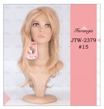کلاه گیس زنانه بلوند مدل JTW کد 15