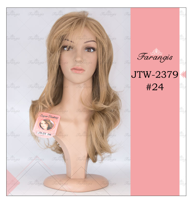 کلاه گیس زنانه بلوند مدل JTW کد 24