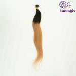 اکستنشن مو طبیعی سر چسب برند ازبک رنگ آمبره 01