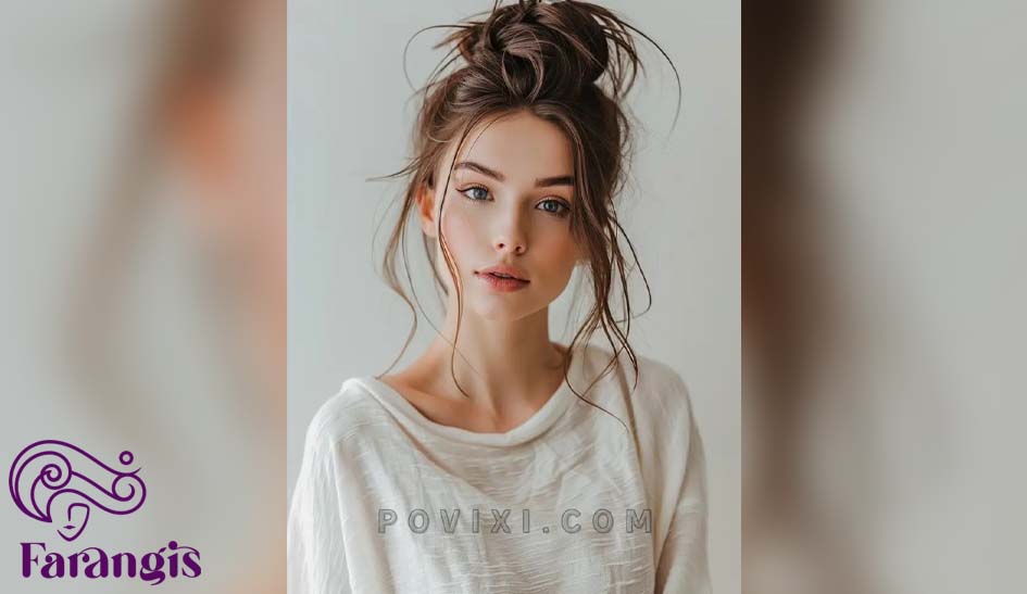شینیون messy (شلخته) برای استایل های خاص