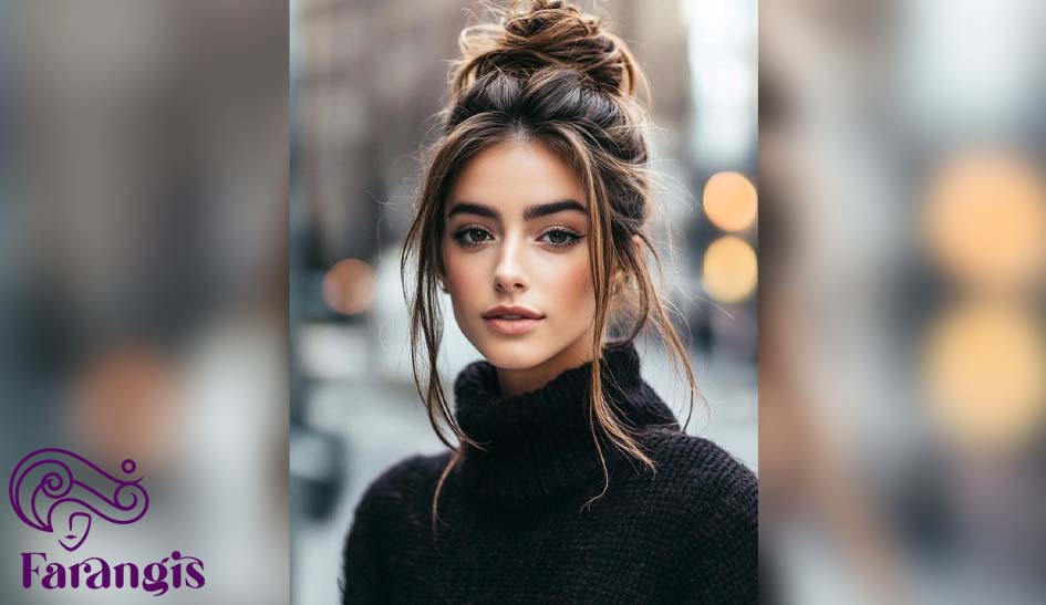 شینیون messy (شلخته) برای استایل های خاص