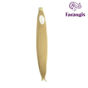 اکستنشن موی مصنوعی رنگ بلوند بیسکوییتی برند MT