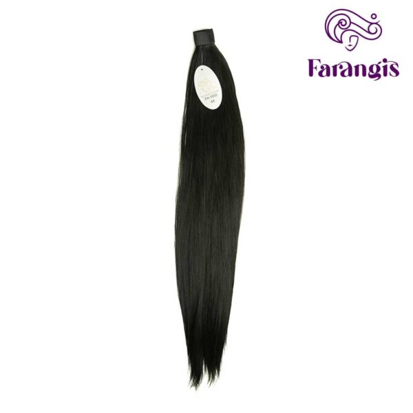 اکستنشن موی مصنوعی رنگ قهوه ای سوخته برند MT