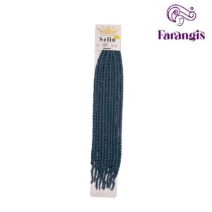 موی مصنوعی رنگ آبی نفتی تیره