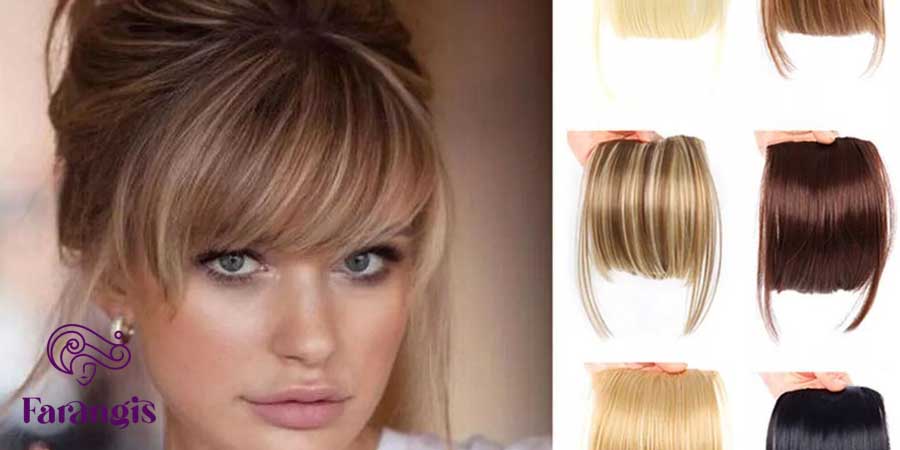 اکستنشن برای ساخت چتری طبیعی جلوی مو