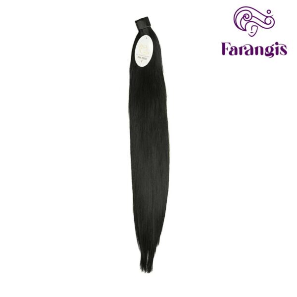 اکستنشن موی مصنوعی رنگ مشکی نچرال برند MT