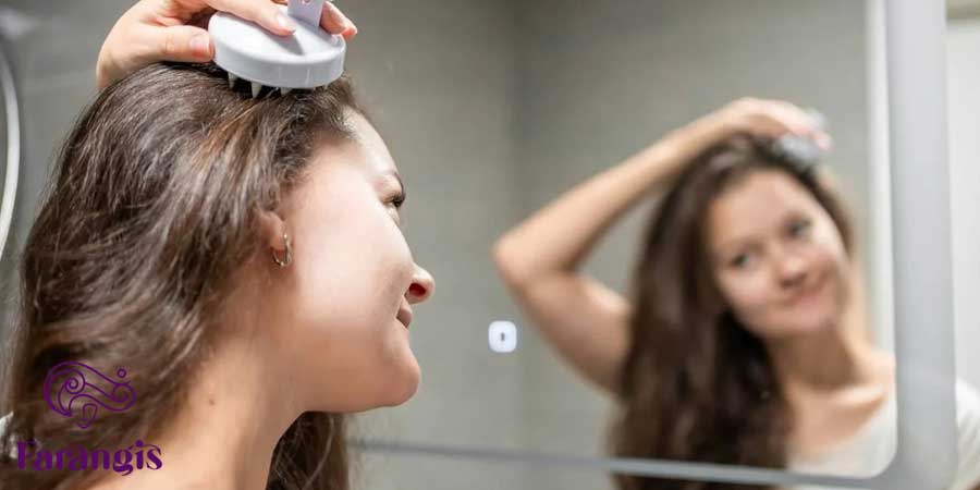 ماساژ پوست سر برای تحریک رشد مو