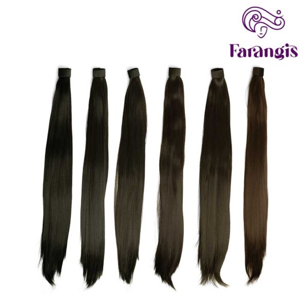 اکستنشن موی مصنوعی دم اسبی لخت شلاقی مگنتی So Cap