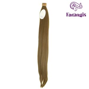 اکستنشن موی مصنوعی رنگ تنباکویی برند MT