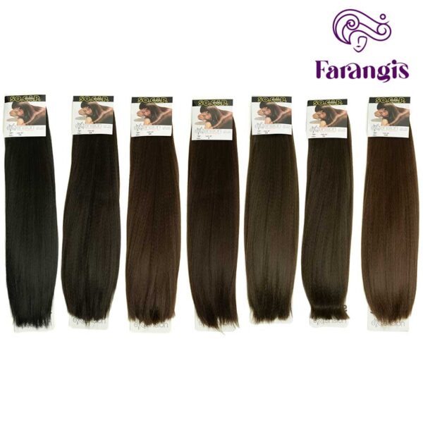 اکستنشن موی مصنوعی سر دوخت Yaki 20 So Cap